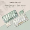ASUS KW100 /GN/GE/81 tastatūra Mājas Bluetooth QWERTZ Vācu Zaļa, Gaiši zaļa