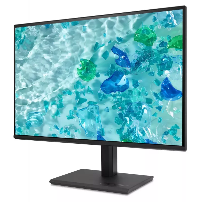Monitors Acer Vero B7 B277Gbemiqpruzx — 27 collas (68,6 cm), 1920×1080 Full HD, IPS, 4 ms, 120 Hz, USB-C, USB centrmezgls, skaļruņi, VESA, melns