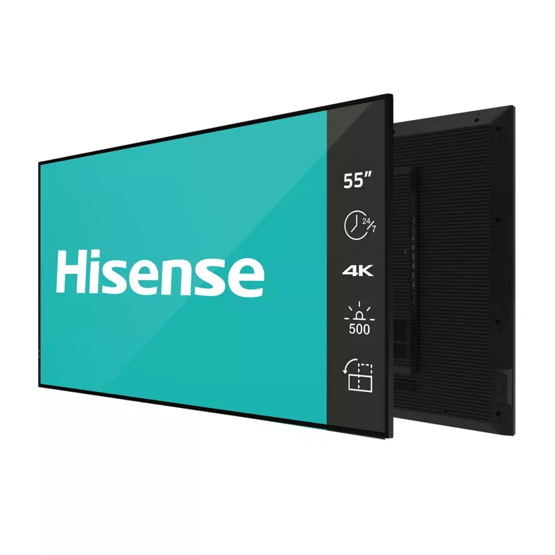 Hisense 55 collu E5QTUK QLED FHD viedtelevizors ar Freely, digitālā A-tāfele, 139,7 cm (55 collas), 3840 x 2160 pikseļi, Wi-Fi, 24/7