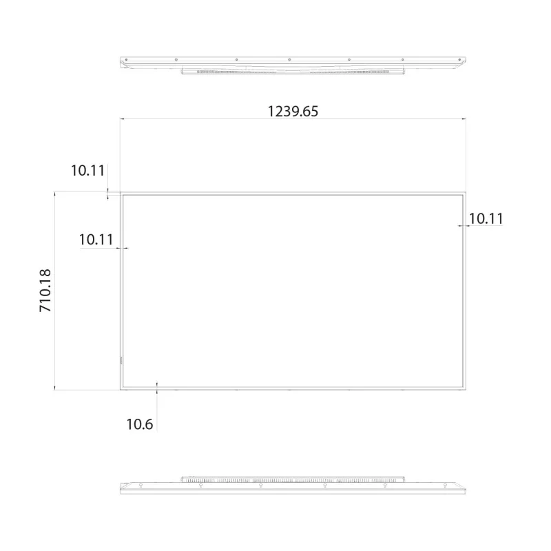 Hisense 55 collu E5QTUK QLED FHD viedtelevizors ar Freely, digitālā A-tāfele, 139,7 cm (55 collas), 3840 x 2160 pikseļi, Wi-Fi, 24/7