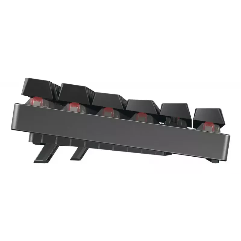 Mehāniskā spēļu tastatūra CHERRY XTRFY Cherry MX 8.2 TKL Wireless — bez ciparu bloka, QWERTZ, USB + RF + Bluetooth, RGB, melna