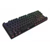 Mehāniskā spēļu tastatūra CHERRY XTRFY Cherry MX 8.2 TKL Wireless — bez ciparu bloka, QWERTZ, USB + RF + Bluetooth, RGB, melna