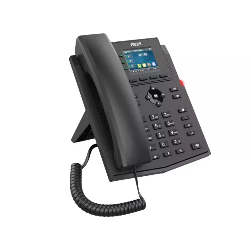 IP telefons Fanvil X303-2 Melns 4 līnijas LCD Vadu klausule
