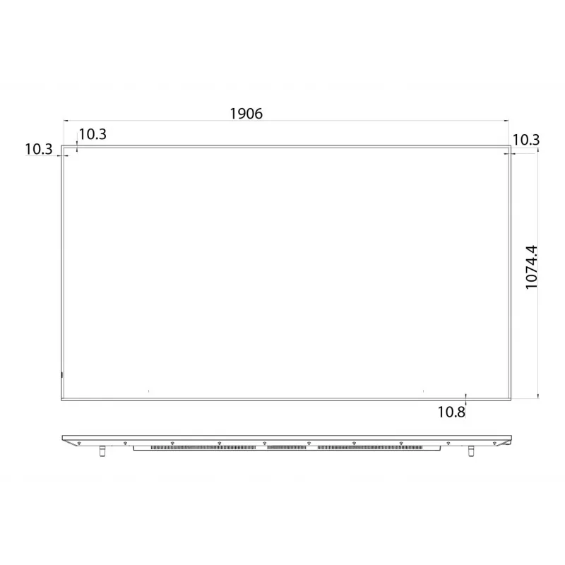 Hisense 86 collu E5QTUK QLED FHD viedtelevizors ar Freely, digitālā A-tāfele, 2,18 m (86 collas), 3840 x 2160 pikseļi, Wi-Fi, 24/7