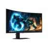 Samsung G75F datora monitors 101,6 cm (40 collu) 5120 x 2160 pikseļi WUHD LCD Melns