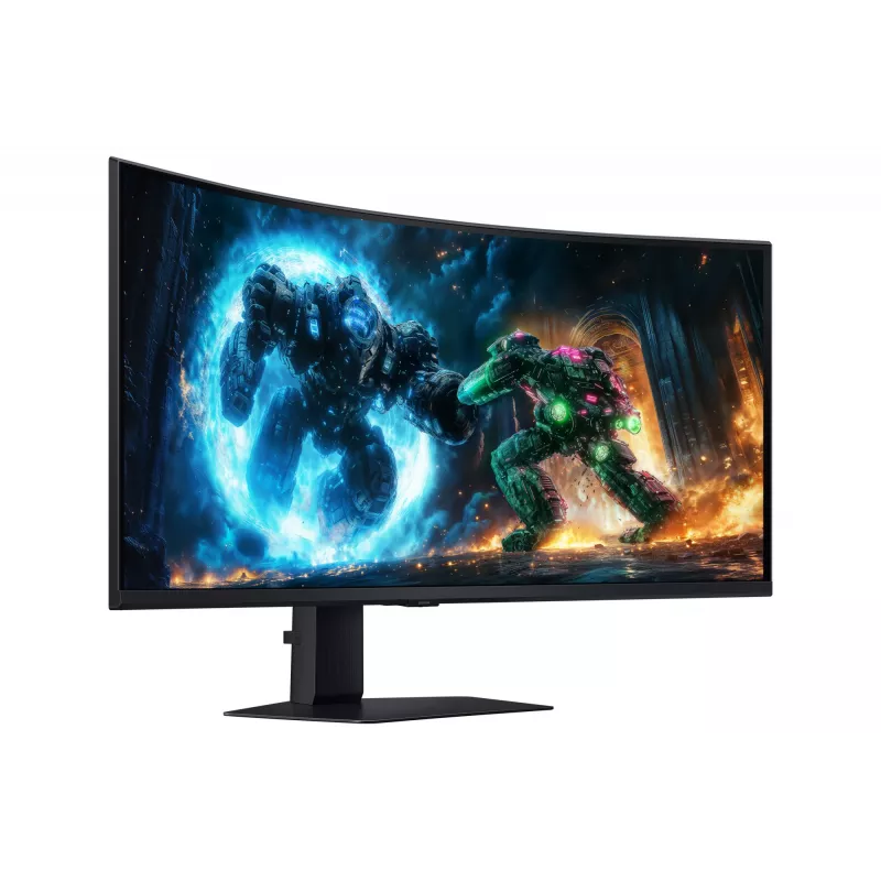 Samsung G75F datora monitors 101,6 cm (40 collu) 5120 x 2160 pikseļi WUHD LCD Melns