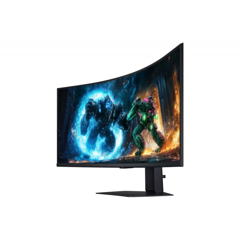 Samsung G75F datora monitors 101,6 cm (40 collu) 5120 x 2160 pikseļi WUHD LCD Melns