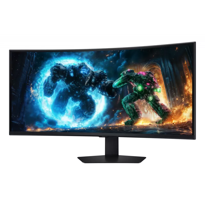 Samsung G75F datora monitors 101,6 cm (40 collu) 5120 x 2160 pikseļi WUHD LCD Melns