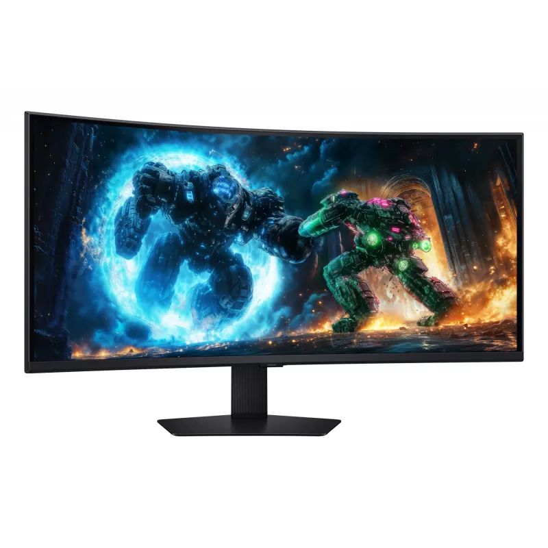 Samsung G75F datora monitors 101,6 cm (40 collu) 5120 x 2160 pikseļi WUHD LCD Melns