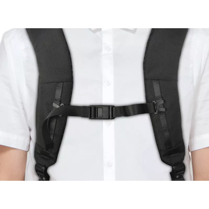Mugursoma HYPER HyperPack HP21PBKGL portatīvajiem datoriem līdz 40,6 cm (16 collām) — melna, PET/poliesters