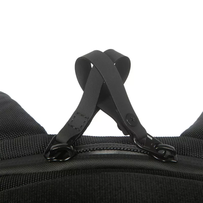 Mugursoma HYPER HyperPack HP21PBKGL portatīvajiem datoriem līdz 40,6 cm (16 collām) — melna, PET/poliesters
