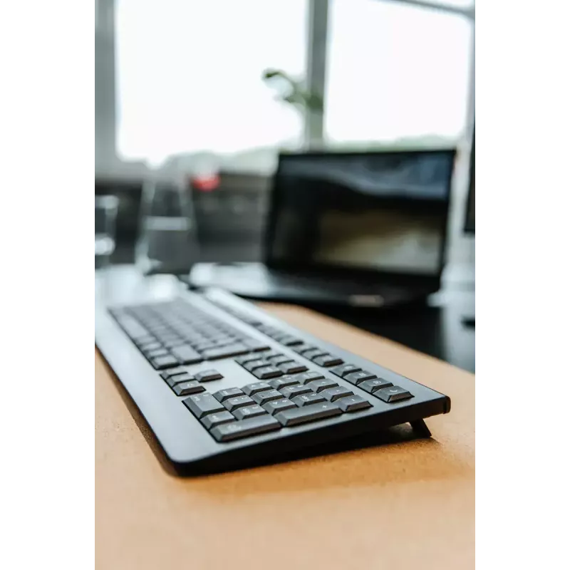 CHERRY KW 3000 tastatūra Universāla RF Bezvadu QWERTY US International Melna