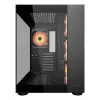 COUGAR PC Midi Tower Case FV150 ARGB — Melns, ATX/MicroATX/Mini-ITX, 3x120 mm priekšā + 1x120 mm aizmugurē, 2x3,5 collu & 2x2,5 collu nodalījumi