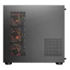 COUGAR PC Midi Tower Case FV150 ARGB — Melns, ATX/MicroATX/Mini-ITX, 3x120 mm priekšā + 1x120 mm aizmugurē, 2x3,5 collu & 2x2,5 collu nodalījumi
