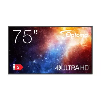 Digitālās izkārtnes plakanais panelis Optoma N3751K 75 collu LED 4K Ultra HD