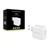 Conceptronic ALTHEA 2-Port 100W GaN USB-C PD lādētājs, iekštelpu, maiņstrāvas, 5 V, 5 A, balts