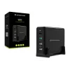 Conceptronic OZUL 4-Port 65W USB PD galddatoru lādētājs, iekštelpām, maiņstrāva, 5 V, melns