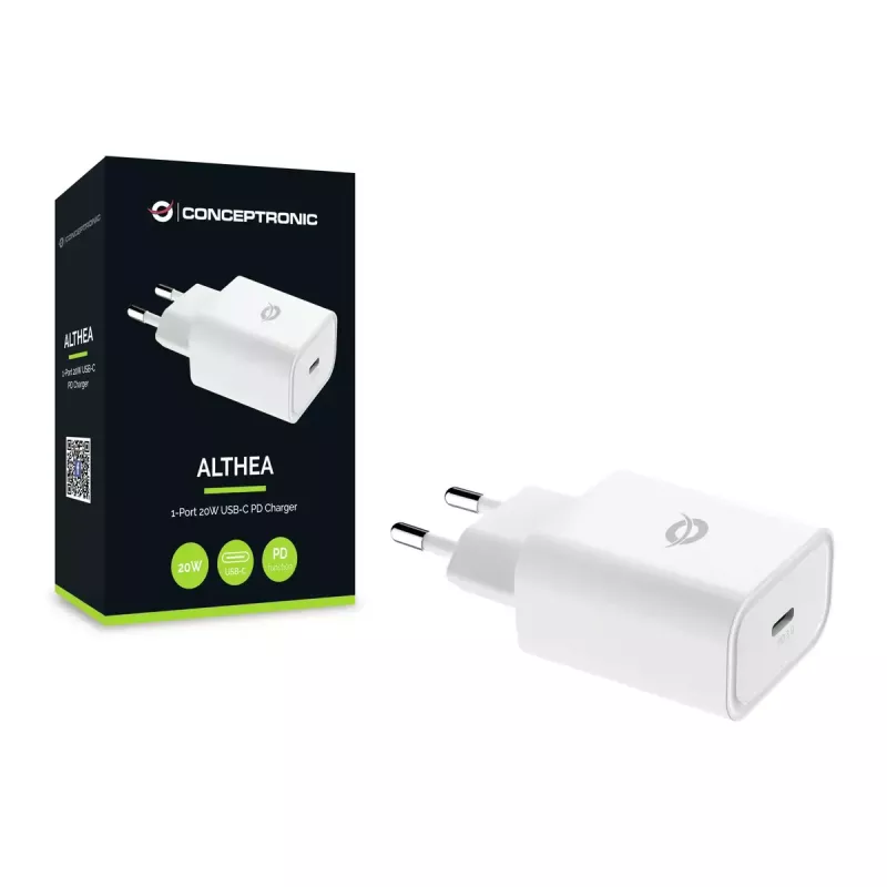 Conceptronic ALTHEA07W 1 pieslēgvietas 20 W USB-C PD lādētājs