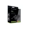 Conceptronic OZUL03BUK 100W GaN galda USB PD lādētājs, iebūvēts USB-C kabelis, UK spraudnis