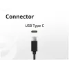 Conceptronic OZUL04BE 67W GaN USB PD lādētājs, iebūvēts USB-C kabelis