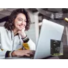 Conceptronic OZUL04BE 67W GaN USB PD lādētājs, iebūvēts USB-C kabelis