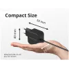 Conceptronic OZUL04BE 67W GaN USB PD lādētājs, iebūvēts USB-C kabelis