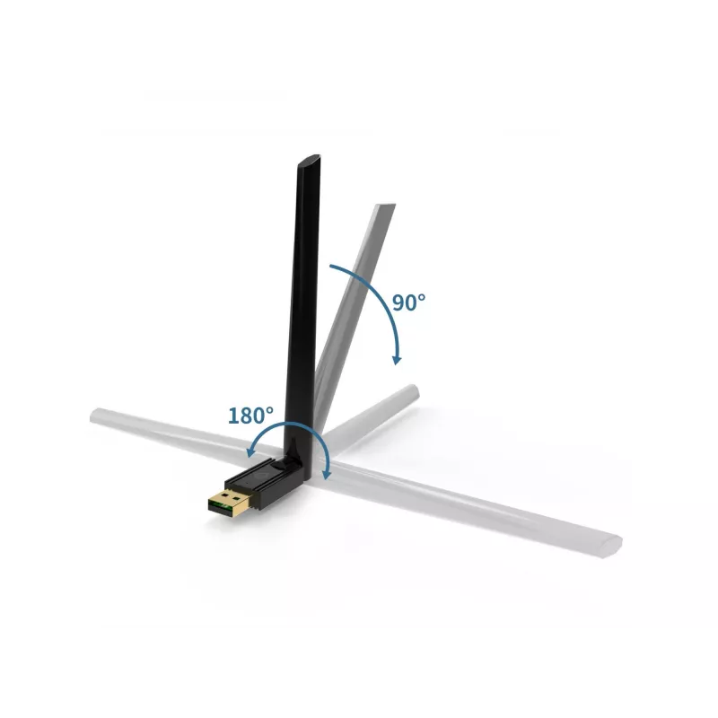 Conceptronic ABBY17B liela darbības rādiusa Bluetooth 5.3 USB adapteris, ārējā antena