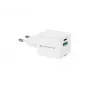 Conceptronic 2-Port 20W GaN USB PD lādētājs, USB-C x 1, USB-A x 1, QC 3.0, PPS