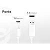 Conceptronic 2-Port 20W GaN USB PD lādētājs, USB-C x 1, USB-A x 1, QC 3.0, PPS