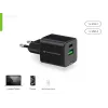 Conceptronic 2 Portu 20W GaN USB PD lādētājs, USB-C x 1, USB-A x 1, QC 3.0, PPS