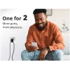 Conceptronic 2-Portu 33W GaN USB PD lādētājs ar 3-in-1 uzlādes kabeli, USB-C x 1, USB-A x 1, QC 3.0, PPS