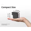 Conceptronic 4-Port 100W GaN USB PD lādētājs ar USB-C lādēšanas kabeli, USB-C x 3, USB-A x 1, QC 3.0, PPS