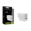 Conceptronic ALTHEA21W65 3-Port 65W GaN USB PD lādētājs, USB-C x 2, USB-A x 1, QC 3.0, PPS, PD 3.0