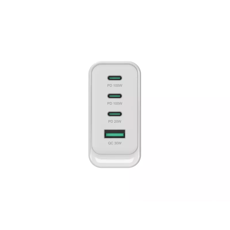 Conceptronic ALTHEA22W100 4-Port 100W GaN USB PD lādētājs, USB-C x 3, USB-A x 1, QC 3.0, PPS, PD 3.0