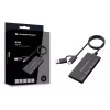 7-in-1 Card Reader CONCEPTRONIC BIAN10B — USB 3.2 Gen 1 Type-A/Type-C, CF/MMC/MS/SD/MicroSD/xD, Melns