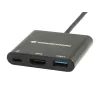 Conceptronic DONN01B klēpjdatora dokstacija/portu replikators USB 3.2 Gen 1 (3.1 Gen 1) Type-C melna