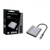 Conceptronic DONN13G klēpjdatora dokstacija/portu replikators, vadu, USB 3.2 Gen 1 (3.1 Gen 1) Type-C, pelēks