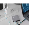 Conceptronic DONN13G klēpjdatora dokstacija/portu replikators, vadu, USB 3.2 Gen 1 (3.1 Gen 1) Type-C, pelēks
