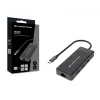 Conceptronic DONN14G klēpjdatora dokstacija/porta replikators, vadu, USB 3.2 Gen 1 (3.1 Gen 1) Type-C, pelēka