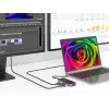 Conceptronic DONN14G klēpjdatora dokstacija/porta replikators, vadu, USB 3.2 Gen 1 (3.1 Gen 1) Type-C, pelēka