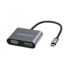 Conceptronic DONN16G Vadu USB 3.2 Gen 1 Type-C Pelēks 100 W 4K Ultra HD