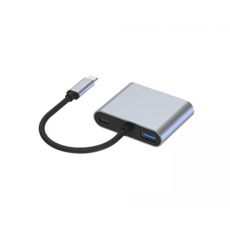 Conceptronic DONN16G Vadu USB 3.2 Gen 1 Type-C Pelēks 100 W 4K Ultra HD