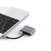 Conceptronic DONN16G Vadu USB 3.2 Gen 1 Type-C Pelēks 100 W 4K Ultra HD