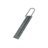 Conceptronic DONN17G piezīmjdatora dokstacija/portu replikators, vadu, USB 3.2 Gen 1 (3.1 Gen 1) Type-C, pelēks