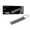 Conceptronic DONN17G piezīmjdatora dokstacija/portu replikators, vadu, USB 3.2 Gen 1 (3.1 Gen 1) Type-C, pelēks