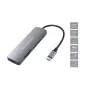 Conceptronic DONN11G 6-in-1 USB 3.2 Gen 1 dokstacija, HDMI, 100W USB PD, USB 3.0, USB 2.0, SD, TF/MicroSD