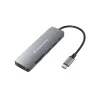 Conceptronic DONN11G 6-in-1 USB 3.2 Gen 1 dokstacija, HDMI, 100W USB PD, USB 3.0, USB 2.0, SD, TF/MicroSD