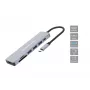 Conceptronic DONN19G 7-in-1 USB 3.2 Gen 1 Dokstacija, HDMI, USB-A 3.0 x 3, SD, TF/MicroSD, 100W USB PD