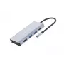 Conceptronic DONN20G 10-in-1 USB 3.2 Gen 1 Dokstacija, HDMI, VGA, USB-A 3.0 x 3, SD, TF/MicroSD, Audio, GbE LAN, 100 W USB PD