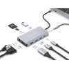 Conceptronic DONN20G 10-in-1 USB 3.2 Gen 1 Dokstacija, HDMI, VGA, USB-A 3.0 x 3, SD, TF/MicroSD, Audio, GbE LAN, 100 W USB PD